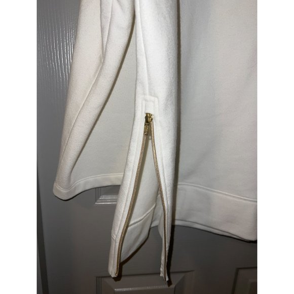 JoyLab XXL Ivory Plush Zip Pullover Sweatshirt – Cozy, Minimalist, & Chic, NWT - Picture 3 of 9